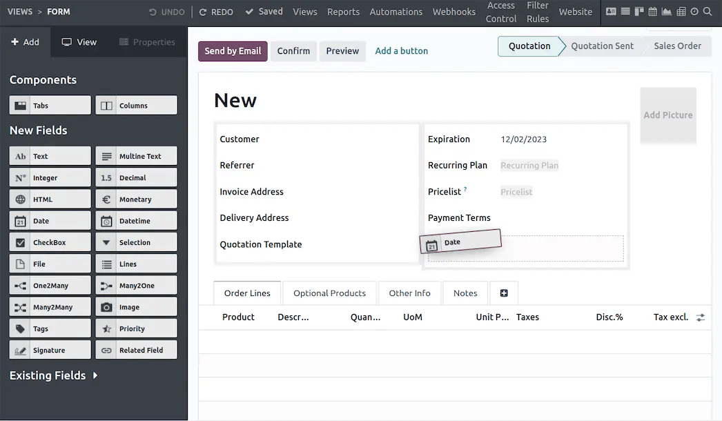 Odoo development